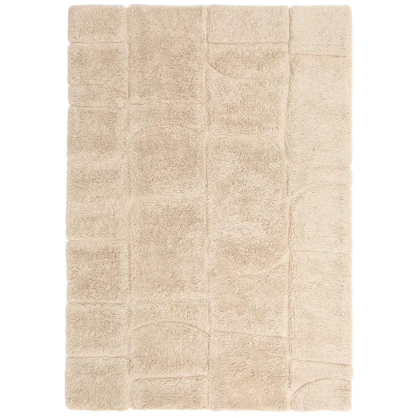 Kave Home Béžový vlněný koberec Nak 200 x 300 cm