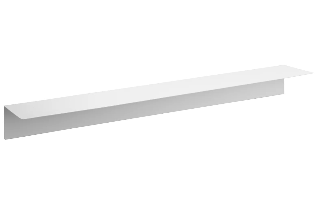 Bílá kovová nástěnná police Yamazaki Tower 9 x 90 cm YAMAZAKI