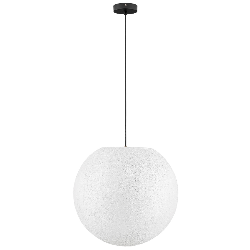 Nova Luce Bílé venkovní závěsné světlo Moon 50 cm Nova Luce