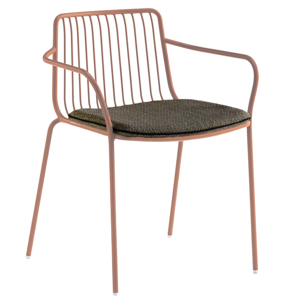 Pedrali Šedý podsedák Nolita 3650.3 Pedrali