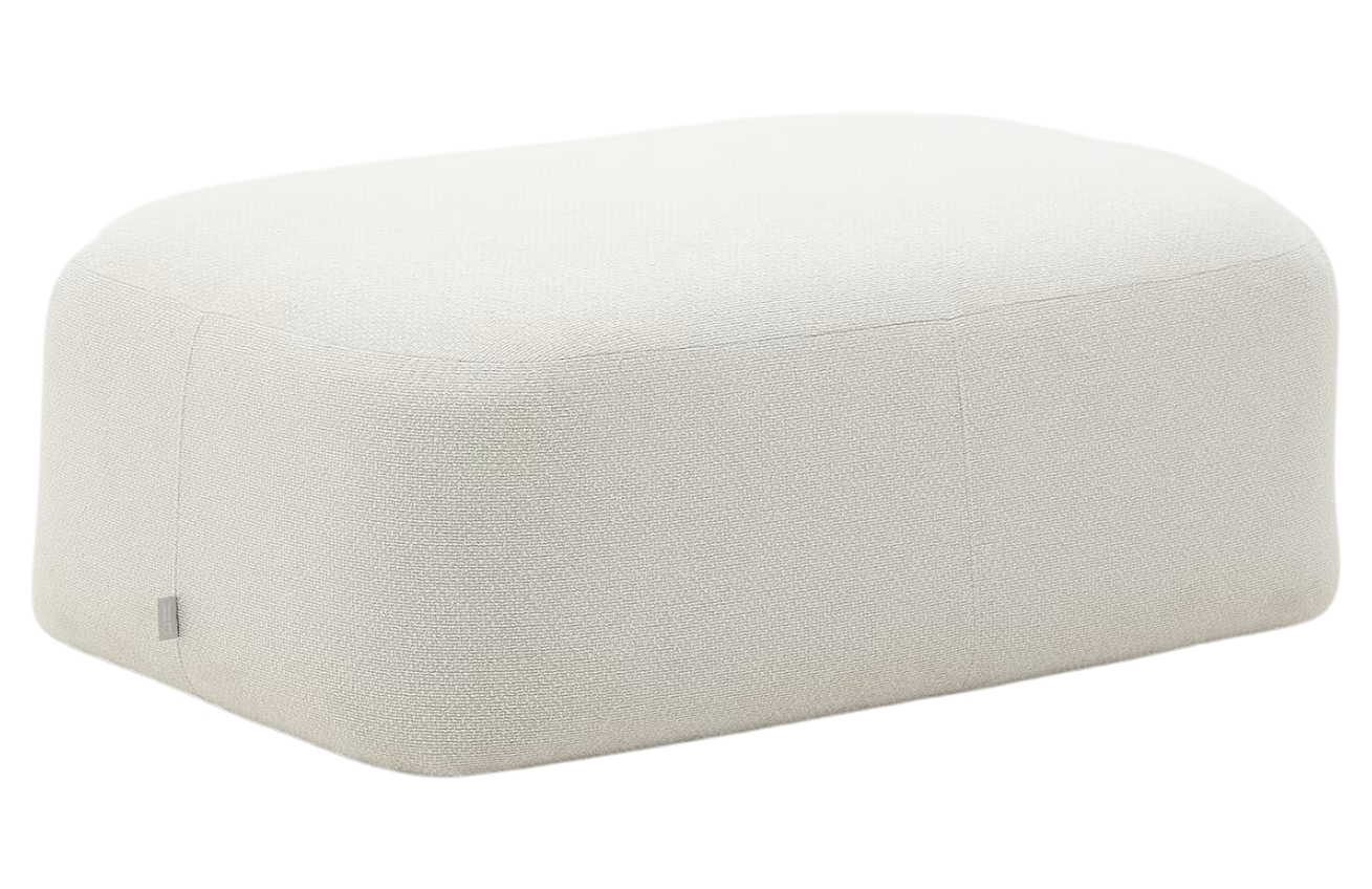 Kave Home Béžová čalouněná podnožka Martina 123 x 85 cm Kave Home