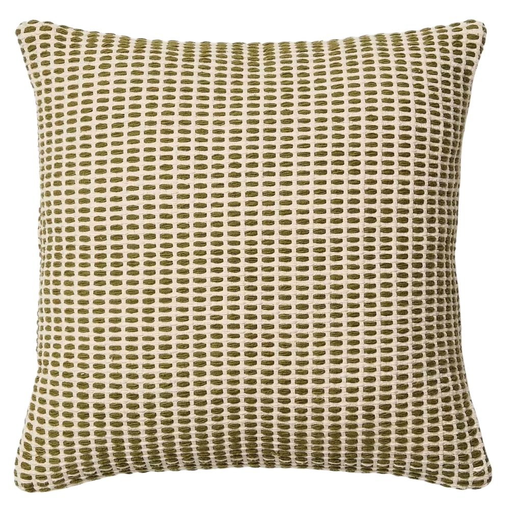 Kave Home Zelený bavlněný povlak na polštář Erelia 45 x 45 cm Kave Home