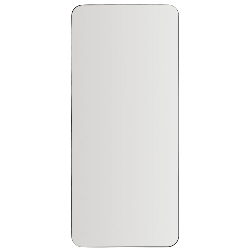 Kave Home Černé kovové závěsné zrcadlo Marco 180 x 80 cm Kave Home