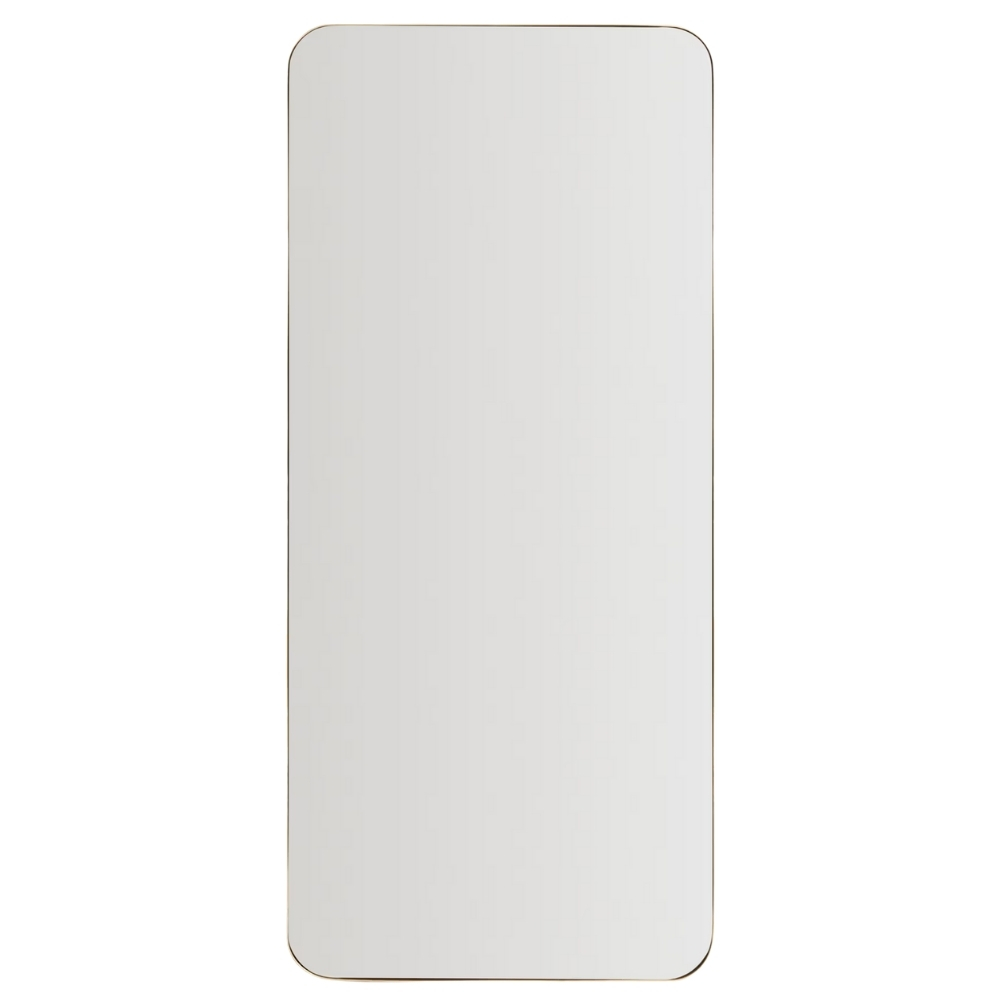 Kave Home Zlaté kovové závěsné zrcadlo Marco 180 x 80 cm Kave Home