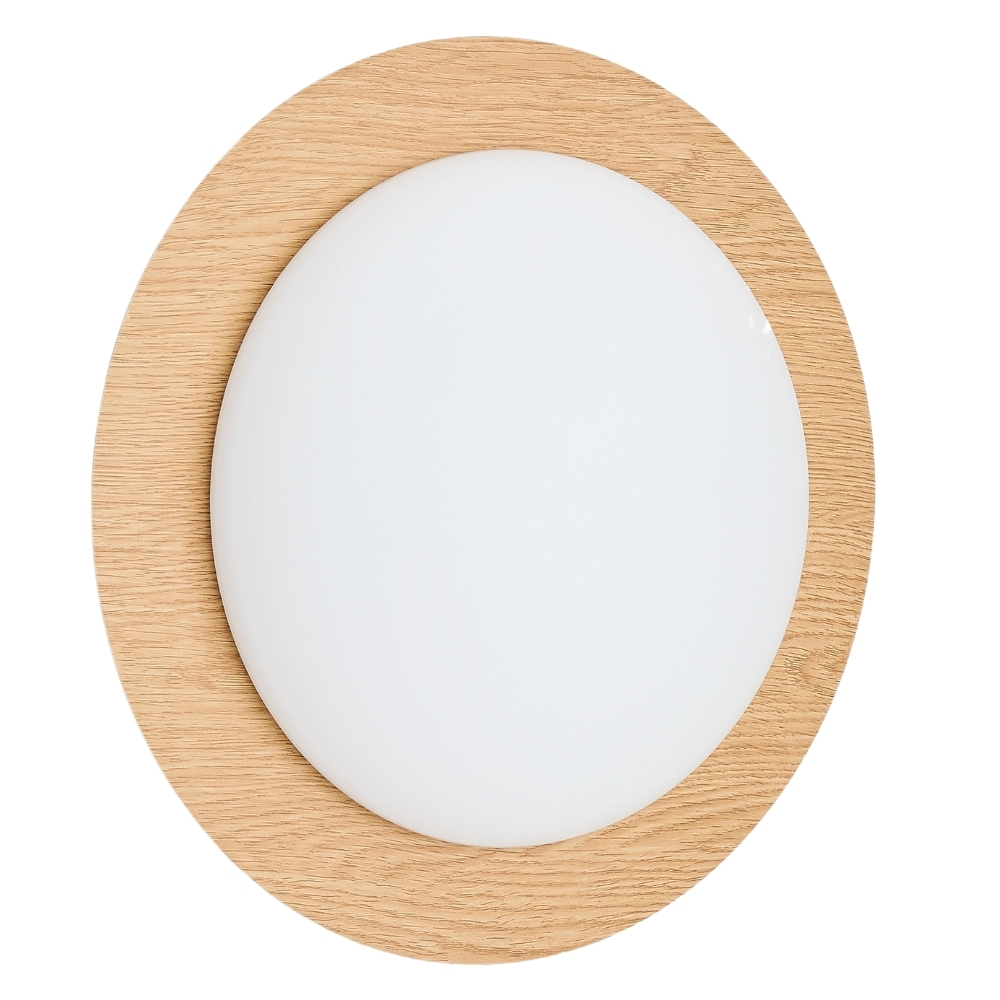 Kave Home Nástěnné světlo Novae 40 cm s dřevěným efektem Kave Home