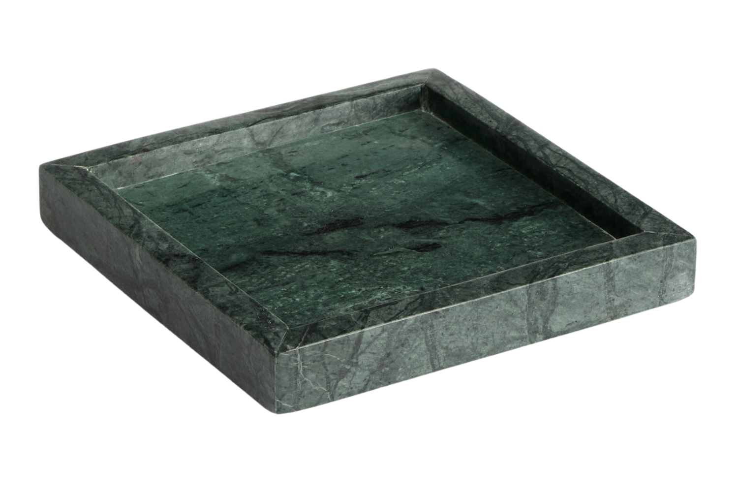 Kave Home Zelený mramorový tác Serela 18 x 18 cm Kave Home