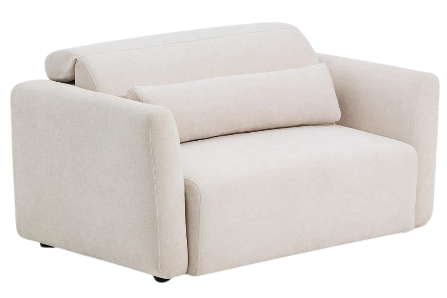 Kave Home Béžová dvoumístná pohovka Lares 150 cm s elektrickým posuvem Kave Home