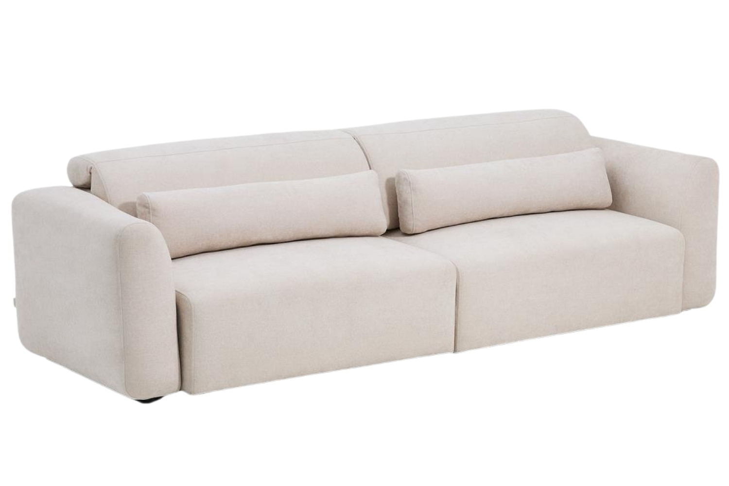 Kave Home Béžová čtyřmístná pohovka Lares 290 cm s elektrickým posuvem Kave Home