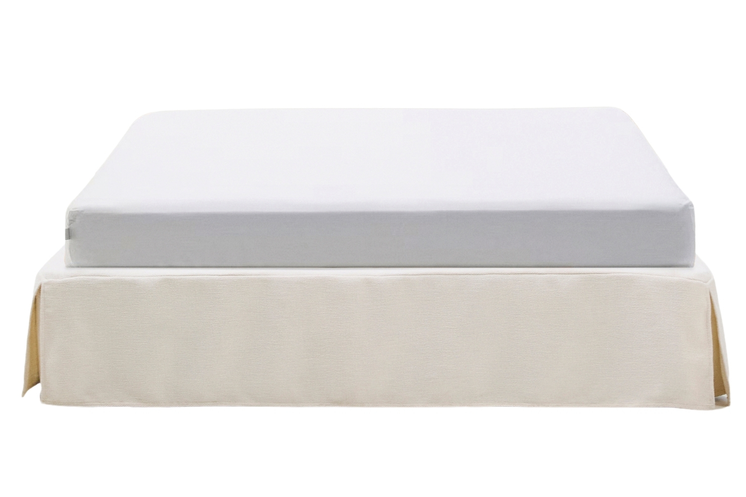 Kave Home Bílá dvoulůžková postel Jaira 150 x 190 cm Kave Home