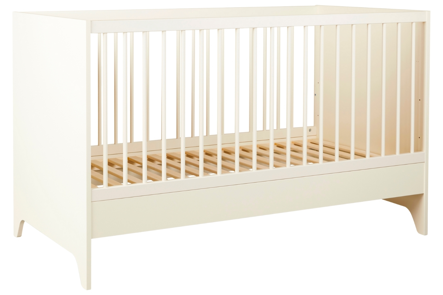 Světle žlutá dětská postýlka Quax Tsugi 70 x 140 cm Quax