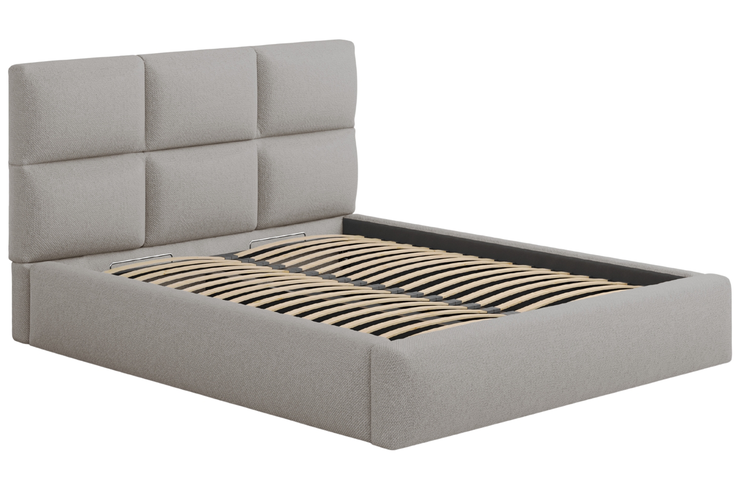 Windsor & Co Béžová dvoulůžková postel Libera 160 x 200 cm s úložným prostorem Windsor & Co