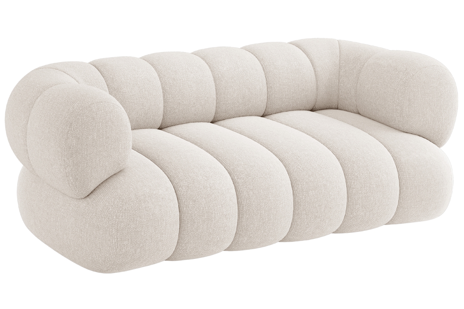 Cosmopolitan Design Světle béžová dvoumístná pohovka Koge 180 cm Cosmopolitan Design