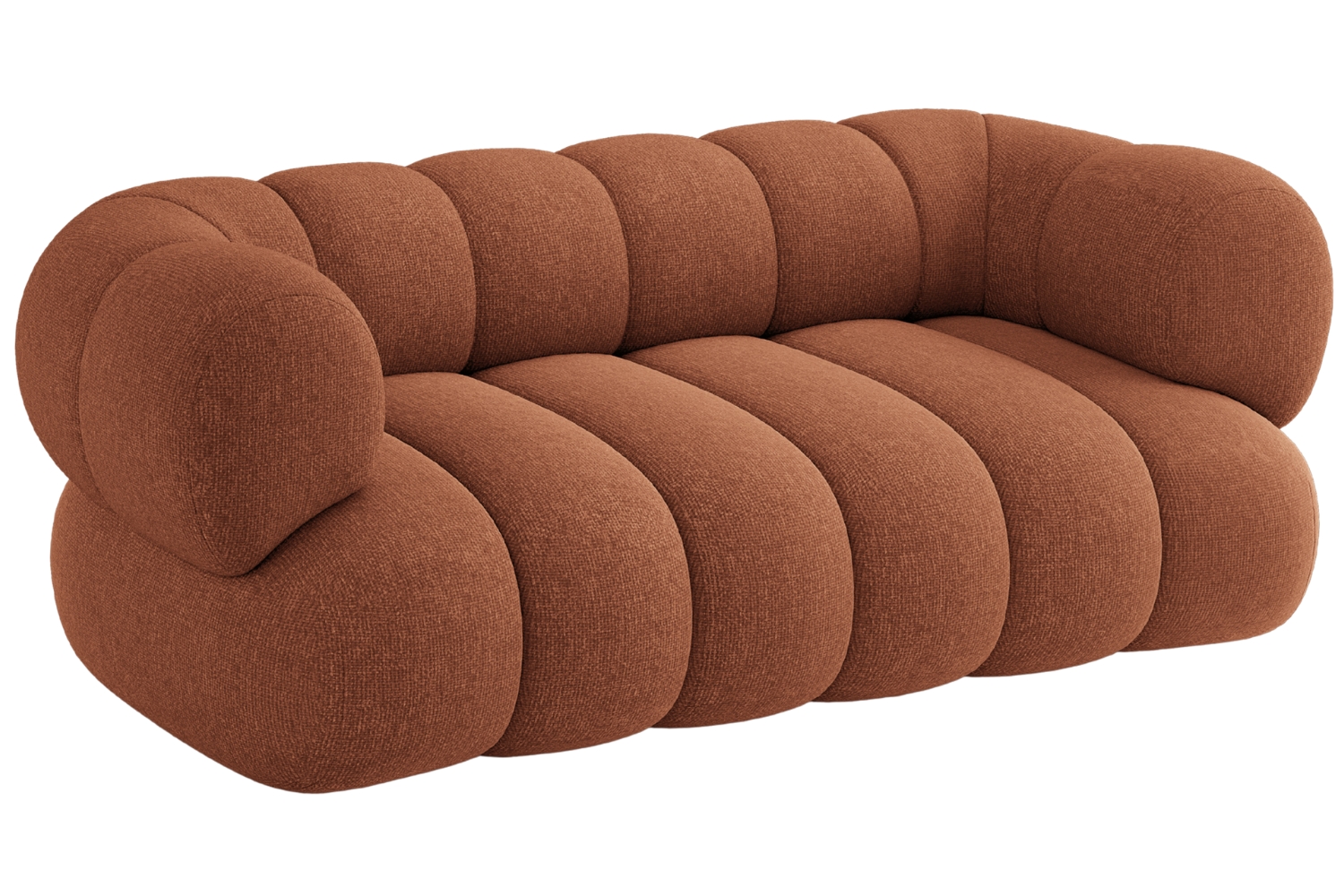 Cosmopolitan Design Terakotově oranžová dvoumístná pohovka Koge 180 cm Cosmopolitan Design