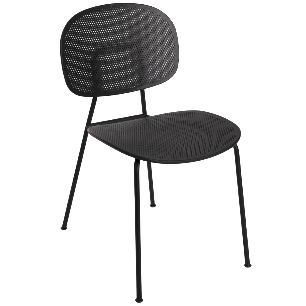 Infiniti Černá jídelní židle Tondina Slim Infiniti