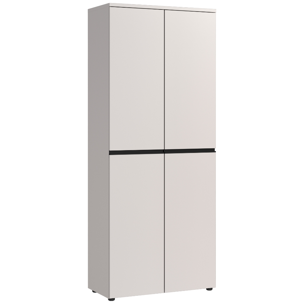 Germania Krémově bílá kancelářská skříň Bedano 197 x 81 cm Germania