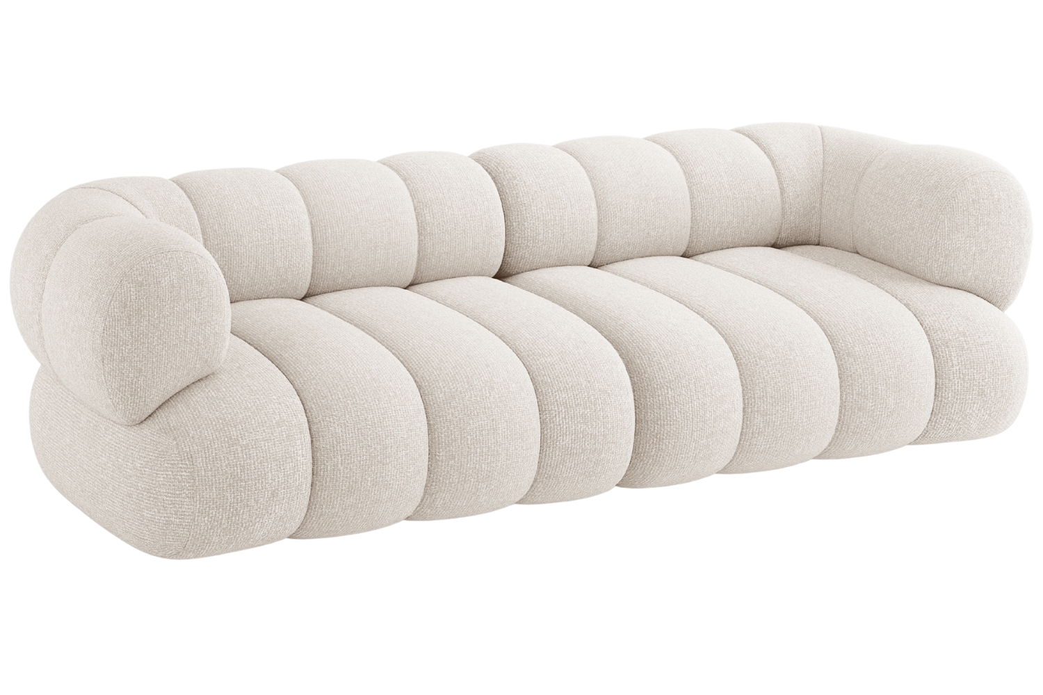 Cosmopolitan Design Světle béžová čtyřmístná pohovka Koge 240 cm Cosmopolitan Design