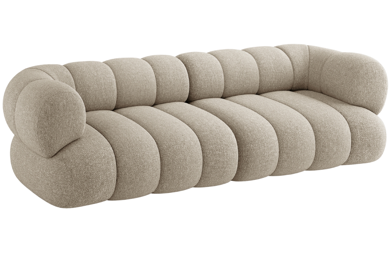 Cosmopolitan Design Béžová čtyřmístná pohovka Koge 240 cm Cosmopolitan Design