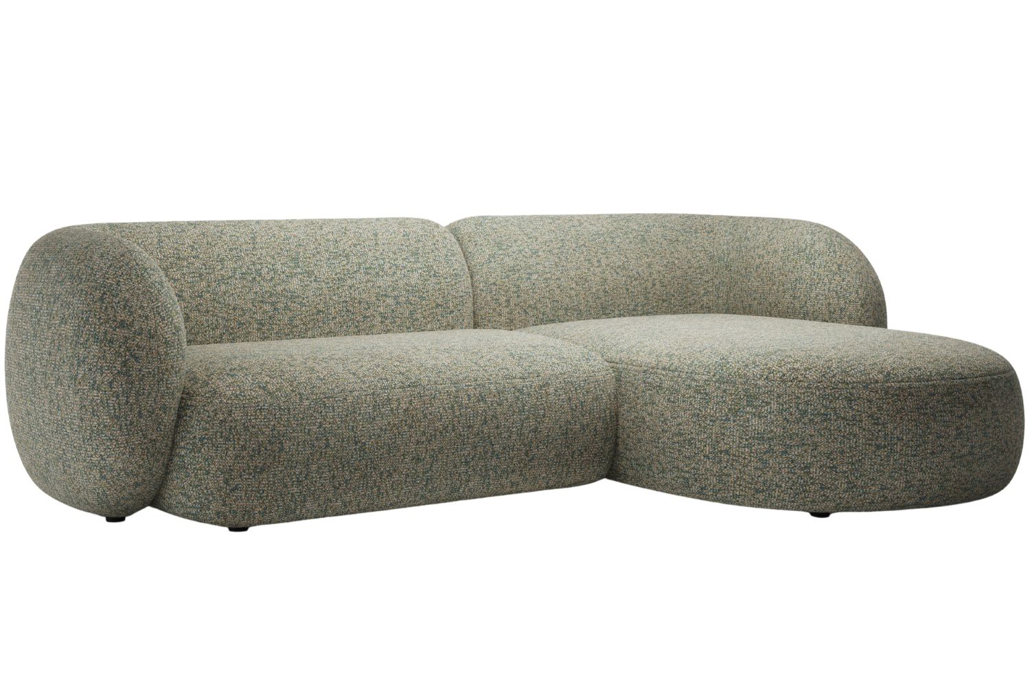 Micadoni Zelená rohová pohovka Kate 285 cm