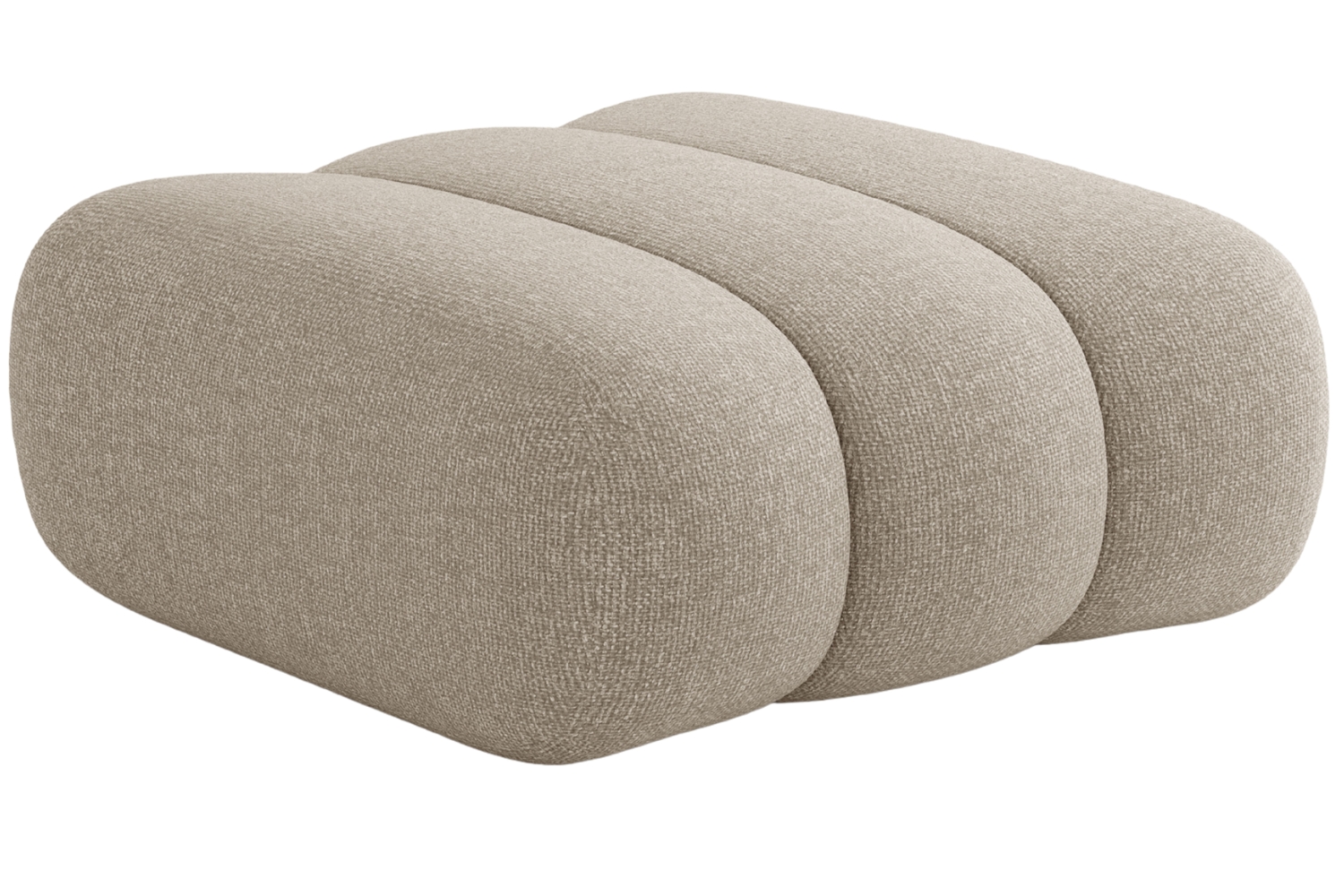 Cosmopolitan Design Béžová podnožka Koge 95 x 95 cm Cosmopolitan Design