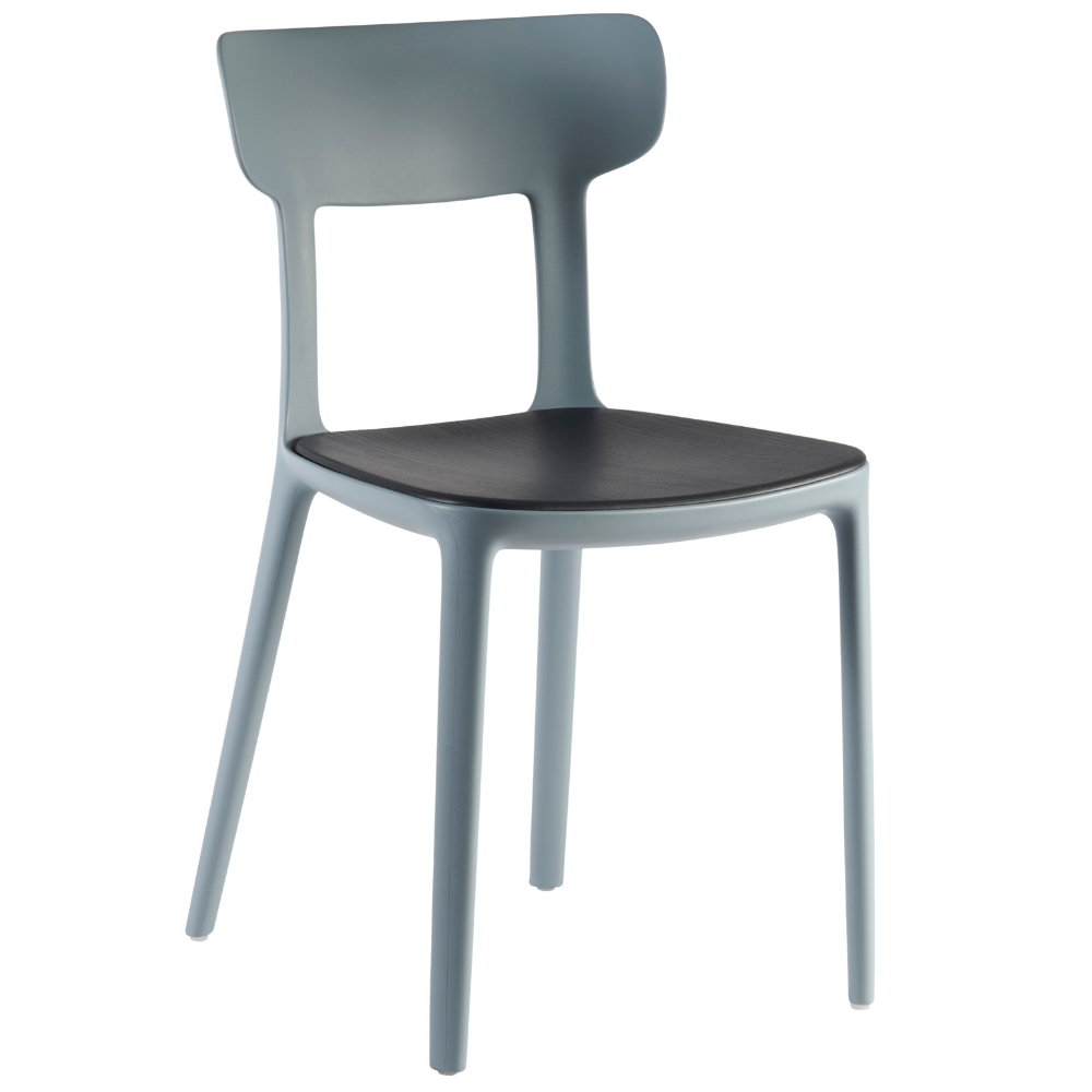 Infiniti Šedá plastová jídelní židle Canova Infiniti