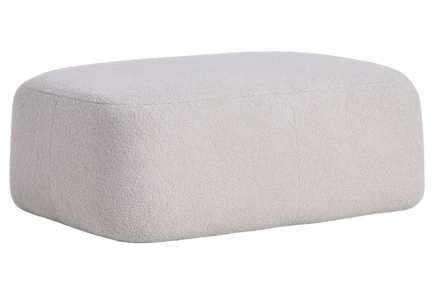 Kave Home Šedá bouclé podnožka Martina 123 x 85 cm Kave Home