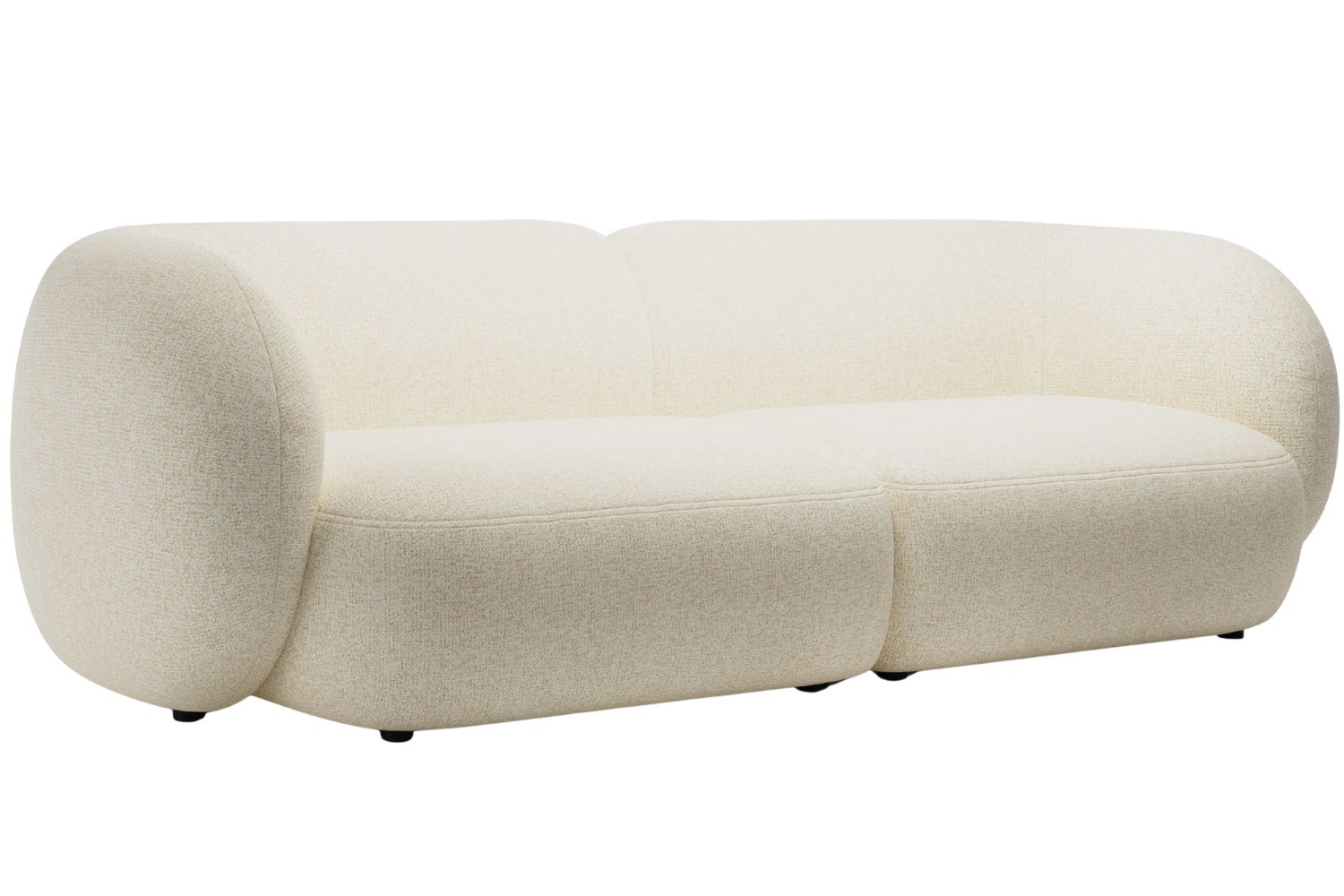 Micadoni Světle béžová čtyřmístná pohovka Kate 243 cm Micadoni