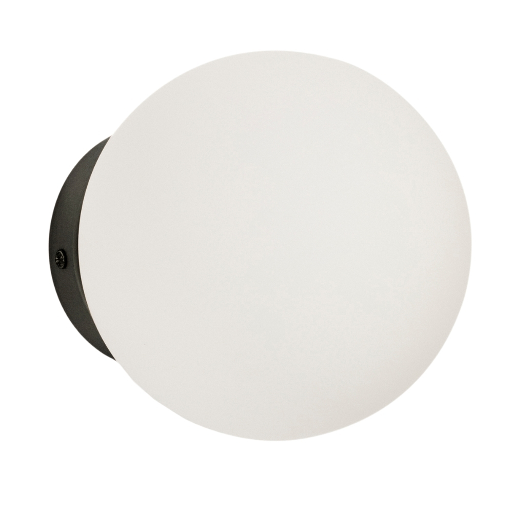 Kave Home Bílé skleněné nástěnné světlo Brisia 15 cm Kave Home