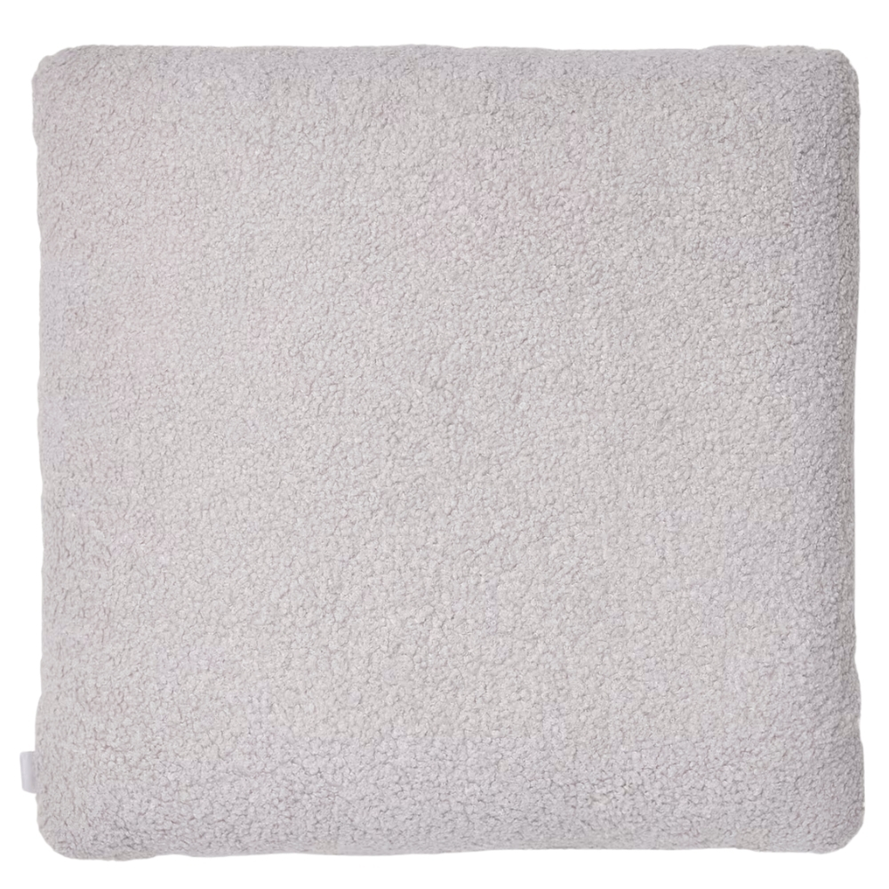 Kave Home Šedý bouclé polštář Martina 52 x 52 cm Kave Home