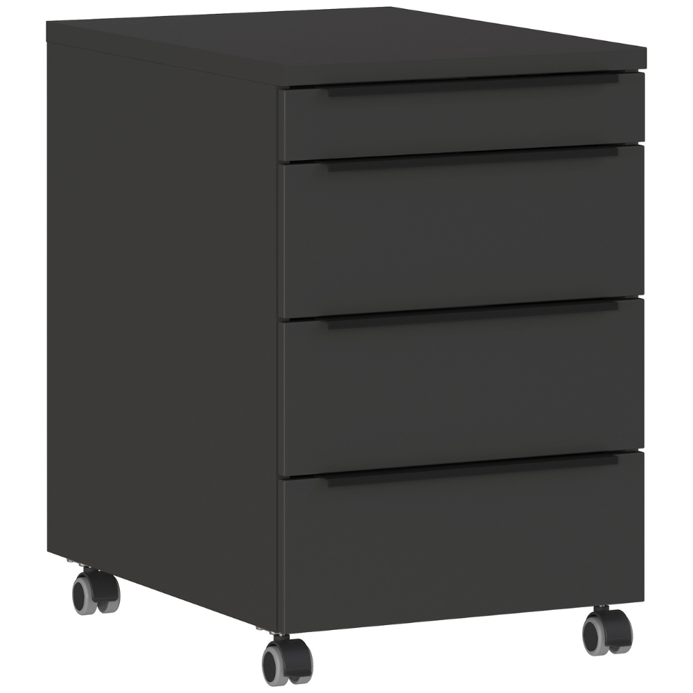 Germania Tmavě šedý pojízdný kontejner Mailand 42 x 60 cm Germania