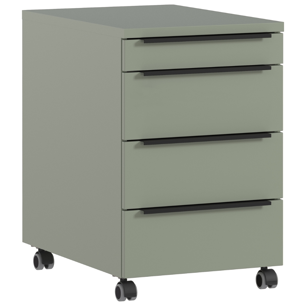 Germania Zeleno-šedý pojízdný kontejner Mailand 42 x 60 cm Germania