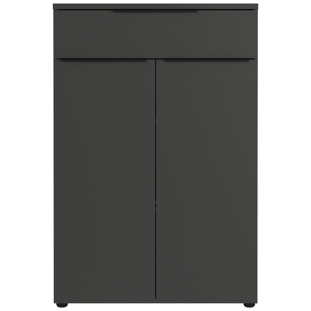 Germania Tmavě šedá kancelářská skříň Mailand 120 x 81 cm se zásuvkou Germania