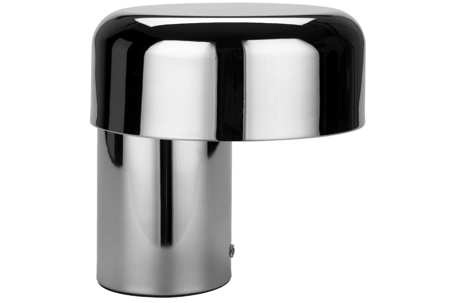 FEST Amsterdam Stříbrná kovová nabíjecí stolní LED lampa Scoop FEST Amsterdam