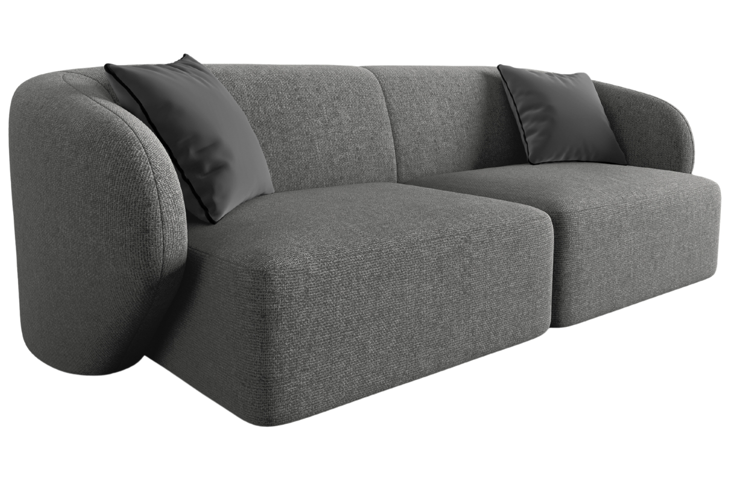 Maison Heritage Šedá dvoumístná pohovka Chiara 188 cm Maison Heritage