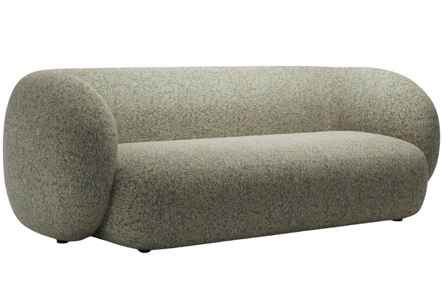 Micadoni Zelená trojmístná pohovka Kate 213 cm Micadoni