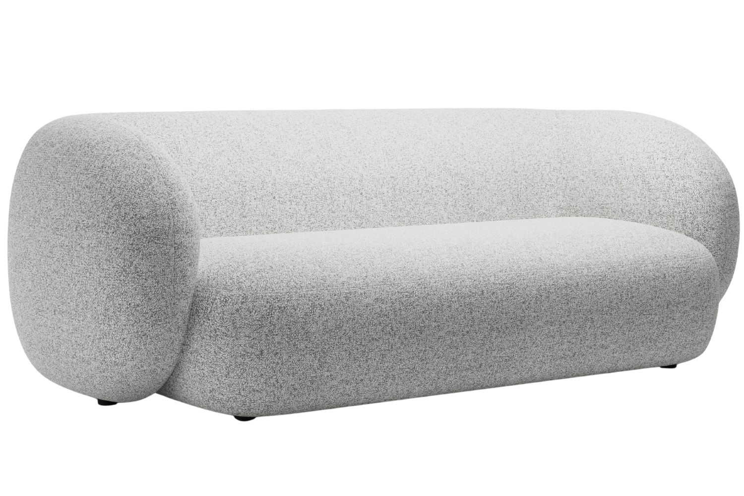 Světle šedá čalouněná trojmístná pohovka MICADONI Kate 213 cm Micadoni