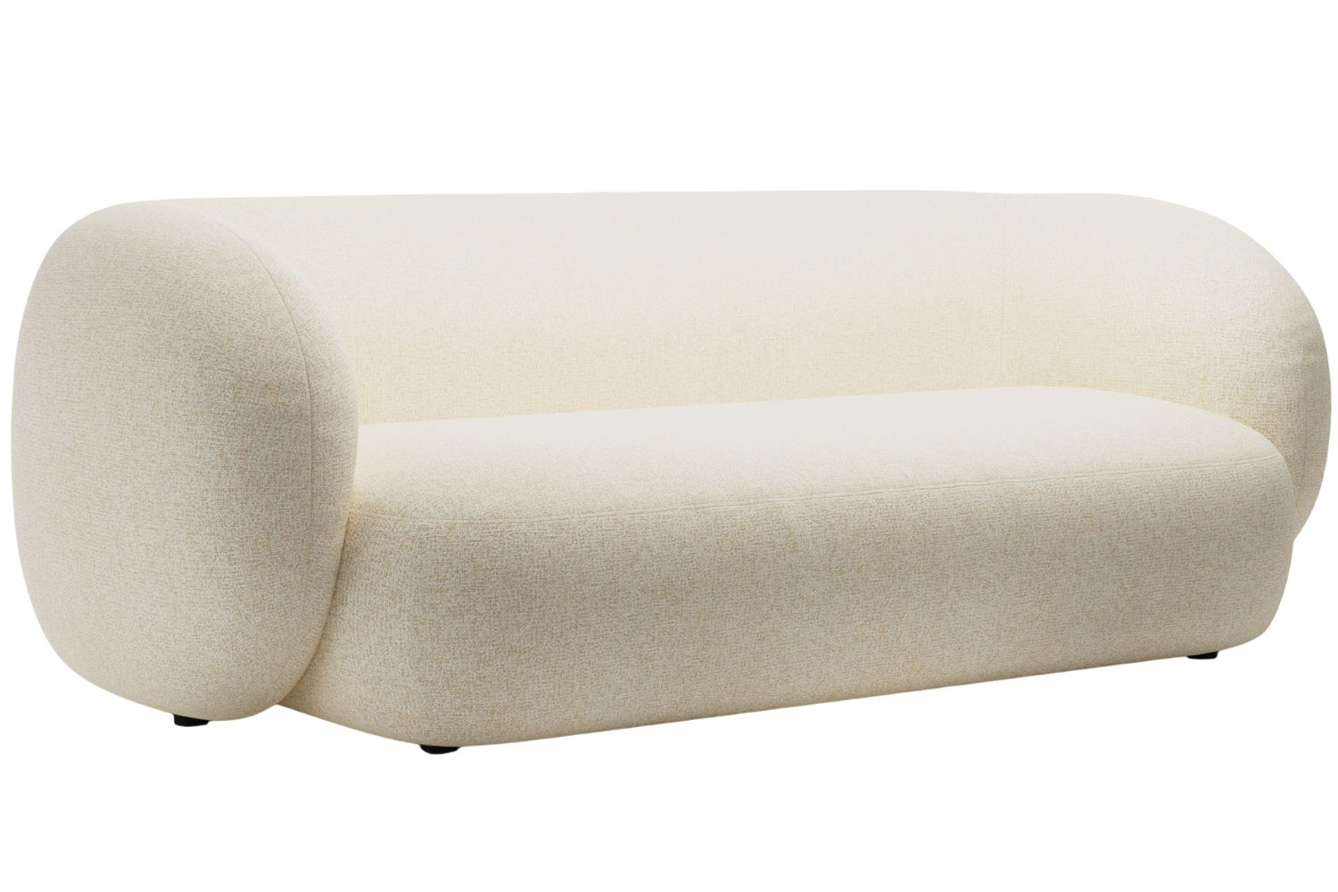 Micadoni Světle béžová trojmístná pohovka Kate 213 cm Micadoni