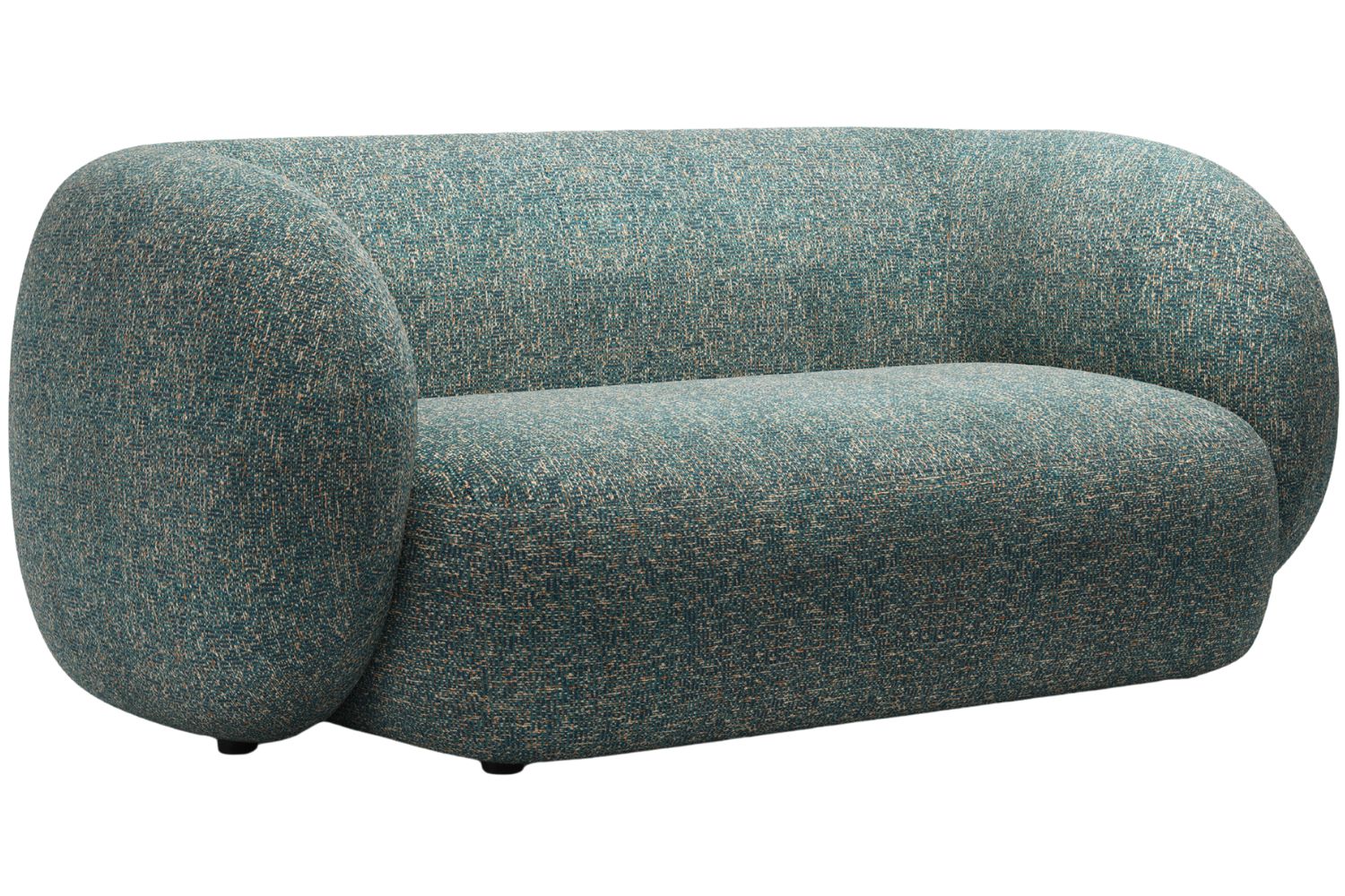 Micadoni Modrá dvoumístná pohovka Kate 183 cm Micadoni