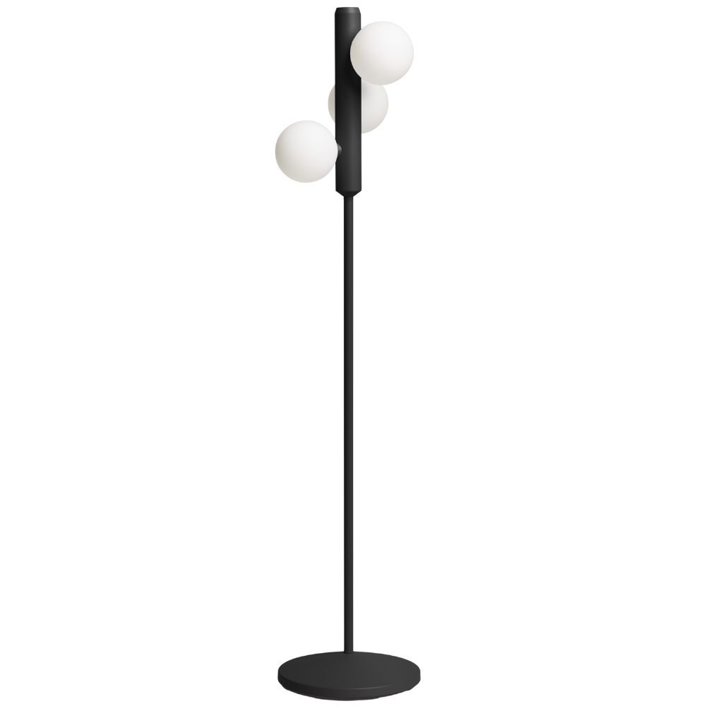 FEST Amsterdam Černá kovová stojací lampa Kaktee 137 cm FEST Amsterdam