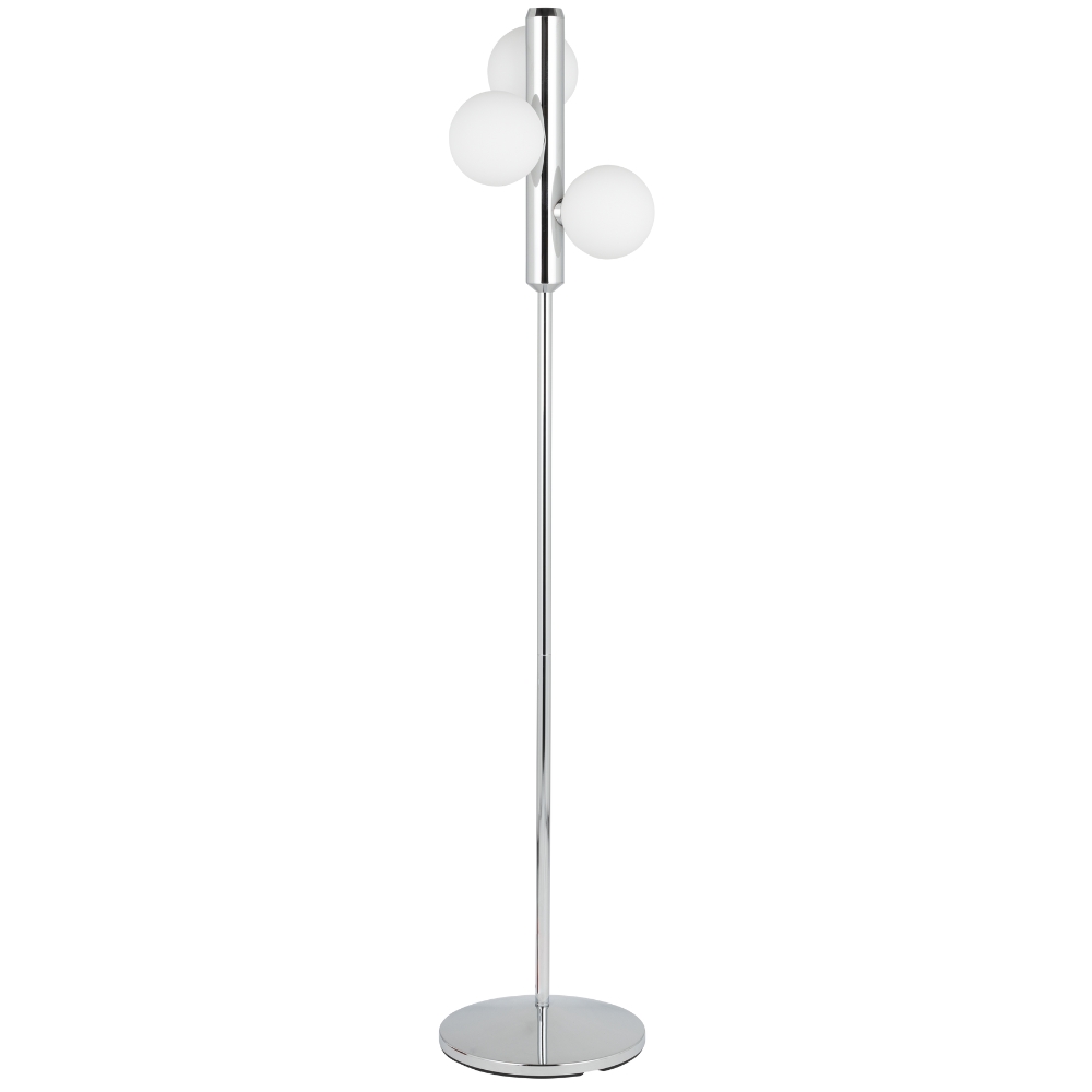 FEST Amsterdam Stříbrná kovová stojací lampa Kaktee 137 cm FEST Amsterdam