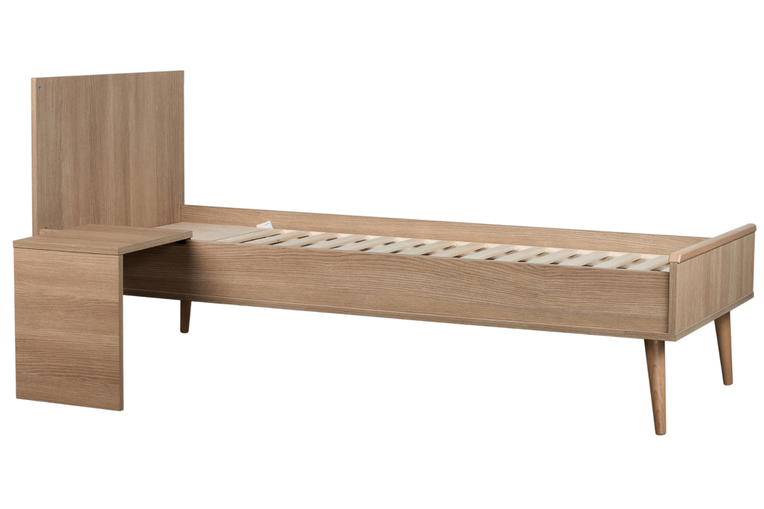 Prodlužovací sada k postýlce Quax Flow s dřevěným dekorem Quax