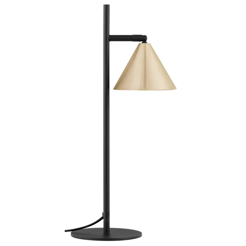 Nova Luce Zlatá kovová stolní lampa Conico Nova Luce