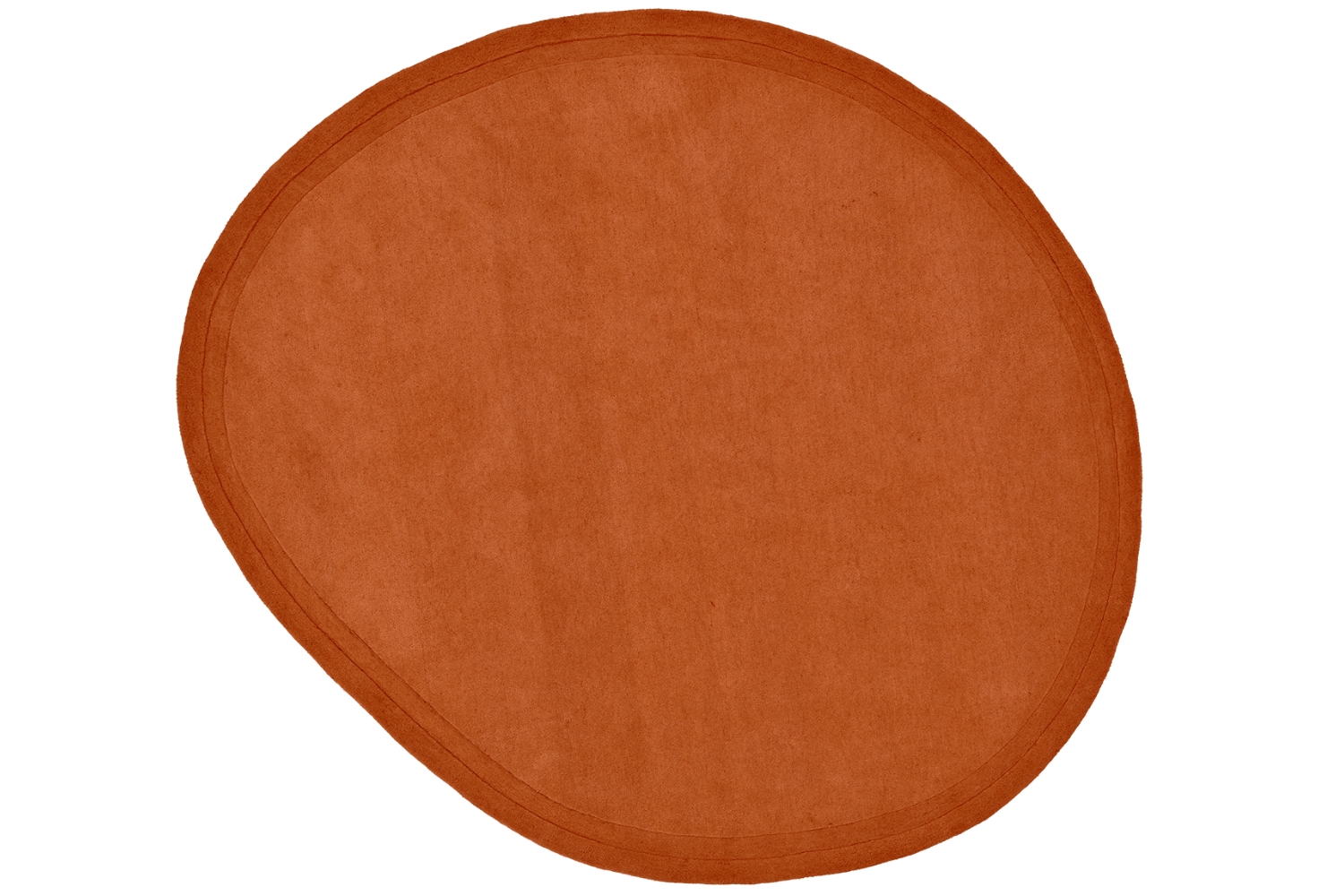 FEST Amsterdam Terakotově oranžový vlněný koberec Neo 230 x 250 cm FEST Amsterdam