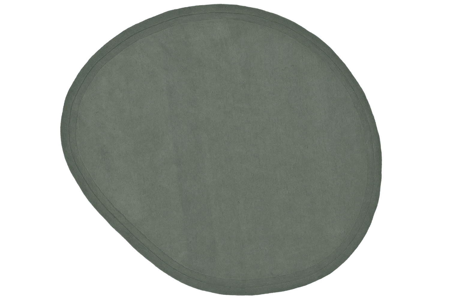 FEST Amsterdam Zelenošedý vlněný koberec Neo 230 x 250 cm FEST Amsterdam