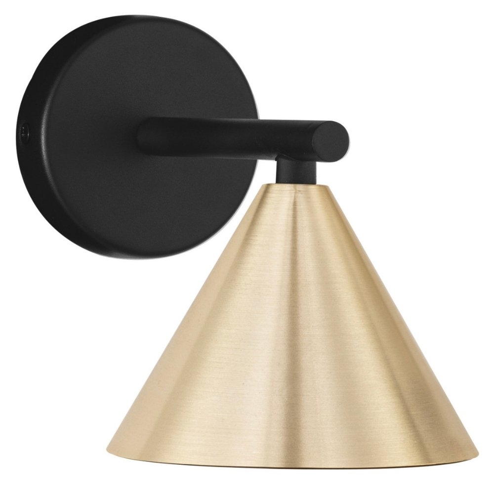 Nova Luce Zlaté kovové nástěnné světlo Conico Nova Luce