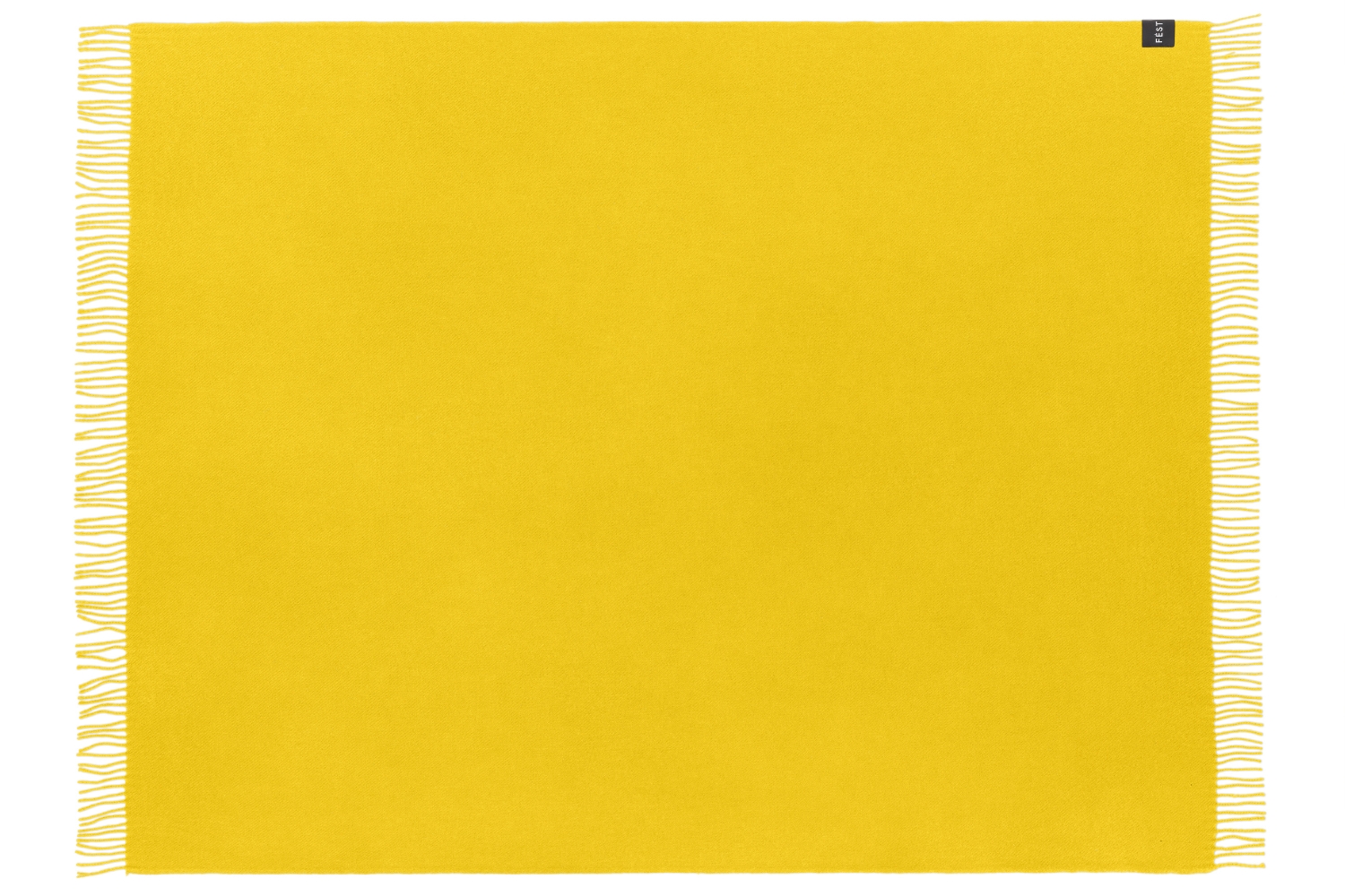 FEST Amsterdam Žlutý vlněný pléd Ro 170 x 130 cm FEST Amsterdam