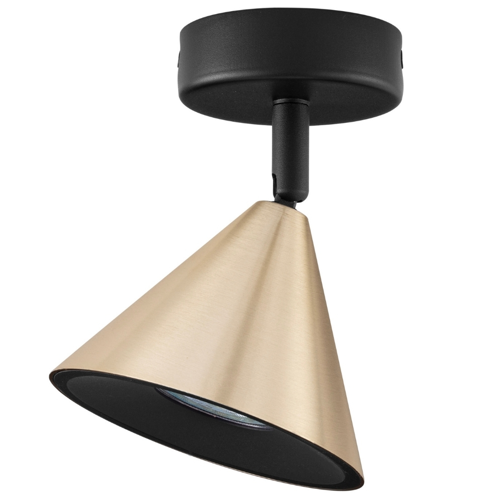 Nova Luce Zlaté kovové stropní světlo Conico Nova Luce