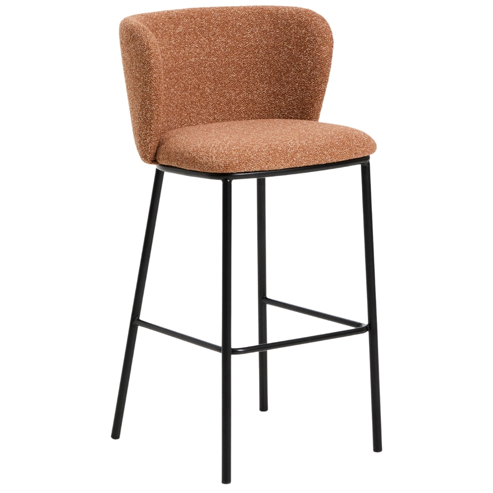 Kave Home Terakotová barová židle Ciselia 75 cm Kave Home