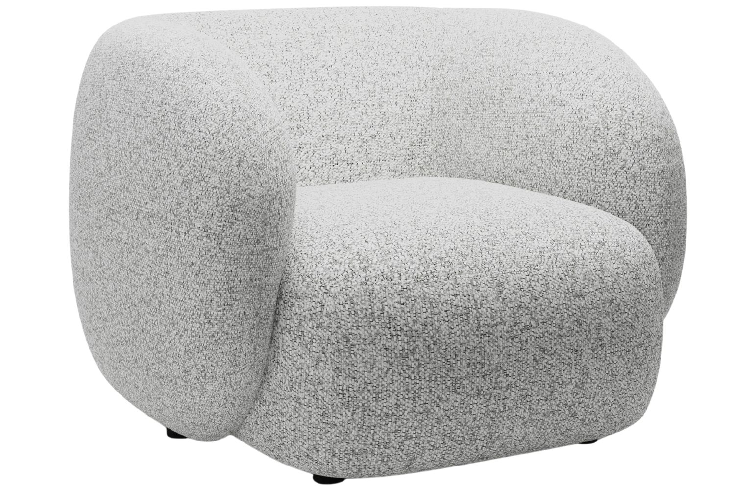 Světle šedé křeslo MICADONI Kate Micadoni