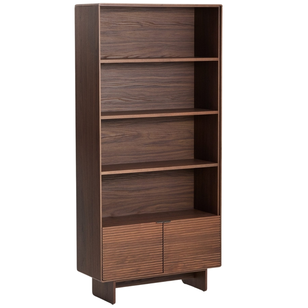 Kave Home Ořechový regál Norlen 190 x 90 cm Kave Home