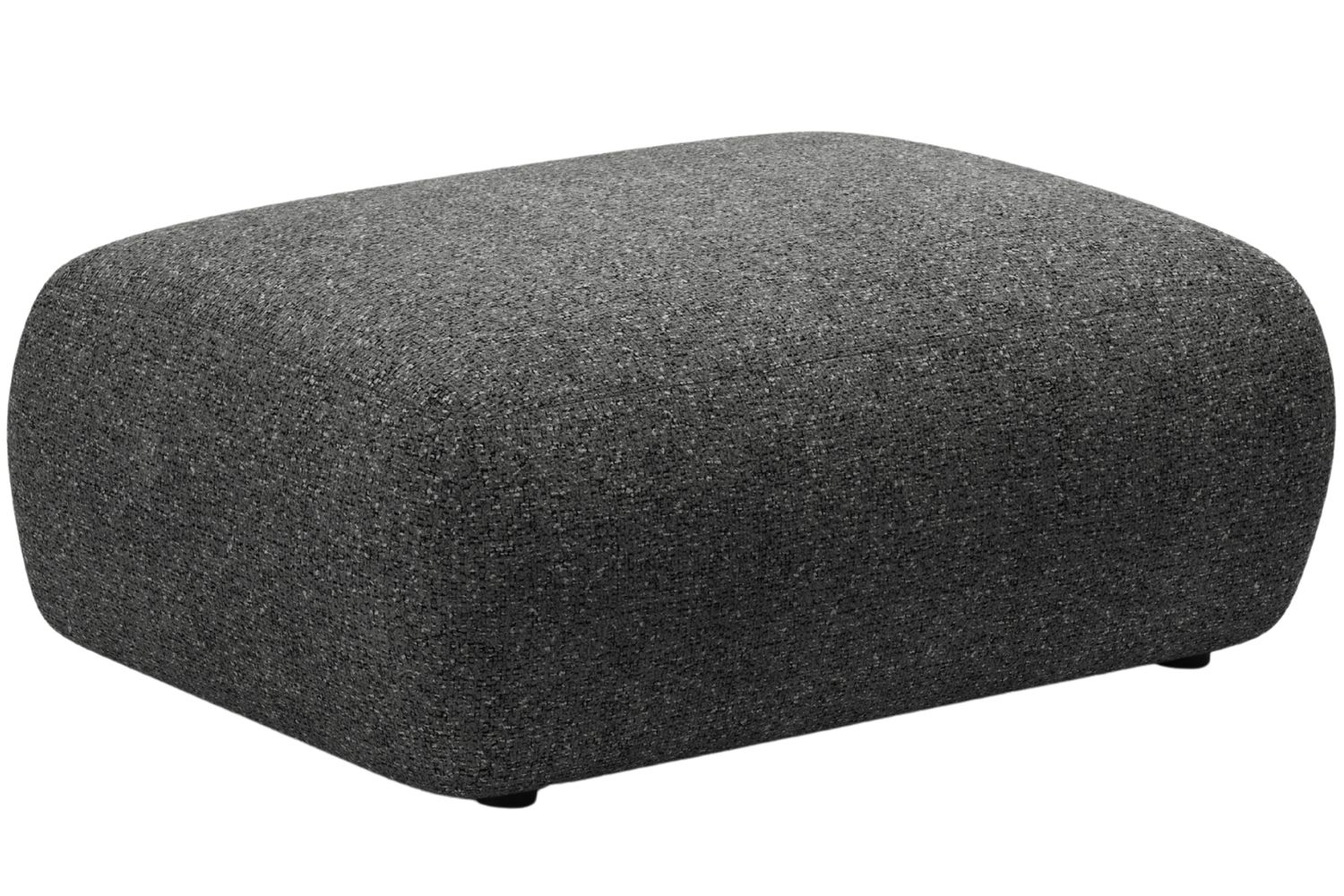 Micadoni Tmavě šedá podnožka Kate 99 x 60 cm Micadoni